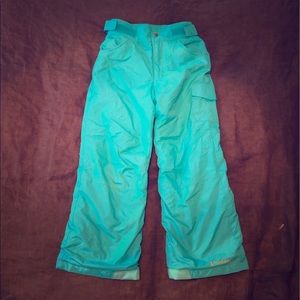 COLUMBIA kids snow pants, size S, great condition